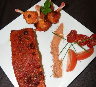 Sun dried tomato flavouring powder