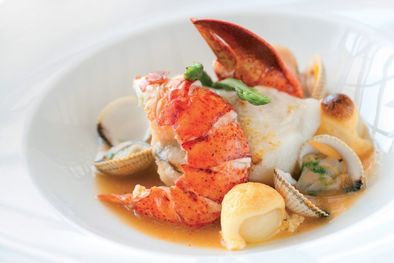 Hearty shellfish stock flavour