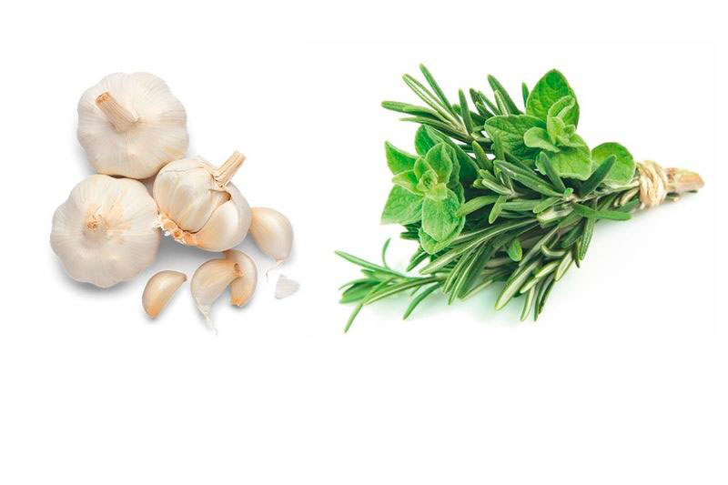 Aromatisation ail/ persil chips