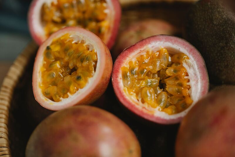 Natural passion fruit flavour 