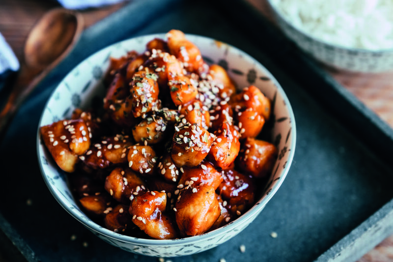 Teriyaki glazing