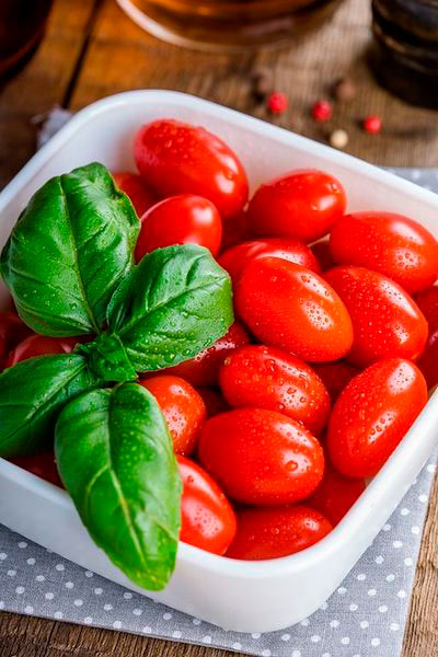 Mélange tomate basilic