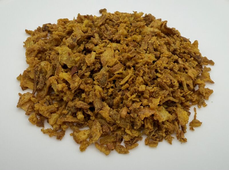 Oignon frit frais aromatisé curry