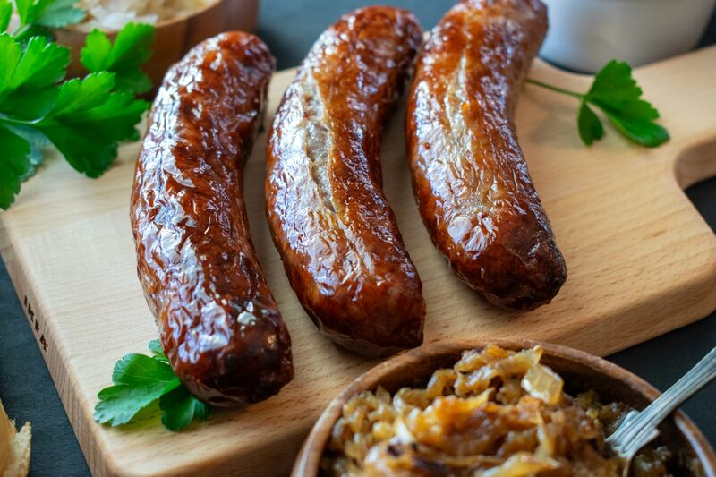 VEGI COARSE GRAIN COOKED SAUSAGE CPLT