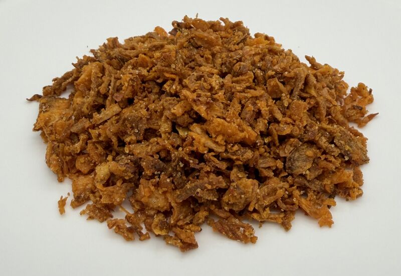 Fresh fried onion, BBQ flavour