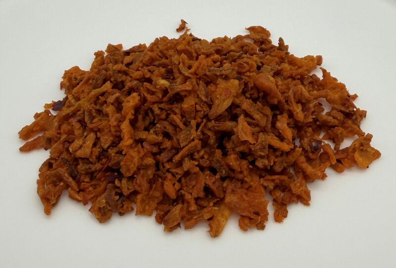 Fresh fried onion, chilli flavour