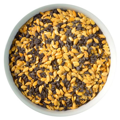 ON'TOP COATING Toasted yellow flax and black sesame - lemon
