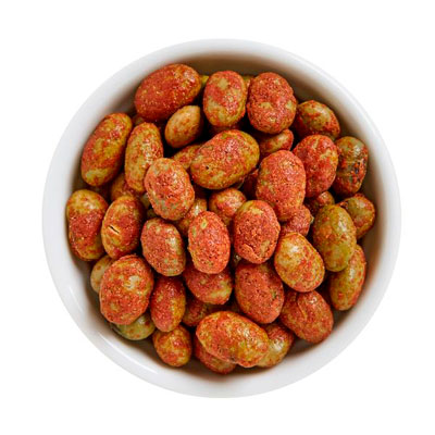 Edamame enrobé tomate basilic